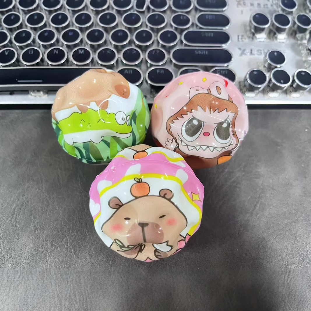 Cross-border explosions colorful star bounce ball moon stone ball leisure entertainment super bounce PU ball outdoor parent-child interaction