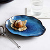 Plate Nordic Ins Kiln Change Ceramic Tableware Hotel Restaurant Irregular Plate Sushi Steak Dinner Plate Household Dish
