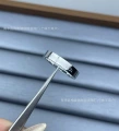 T's 4mm diamond-free ring [white gold]