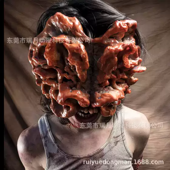20.25 million Halloween Last survivor mask zombie headgear last of us mask horror adult half face