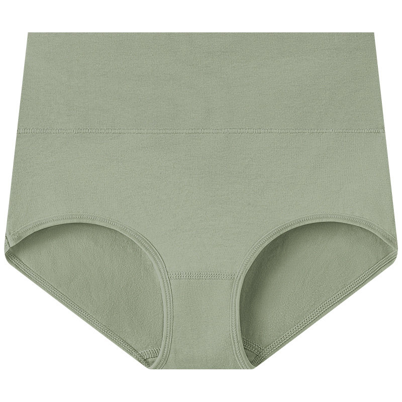 欧码纯棉女士内裤高腰收腹提臀内裤亚马逊爆款大码三角裤代包装