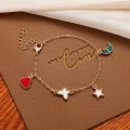 2080# love butterfly bracelet