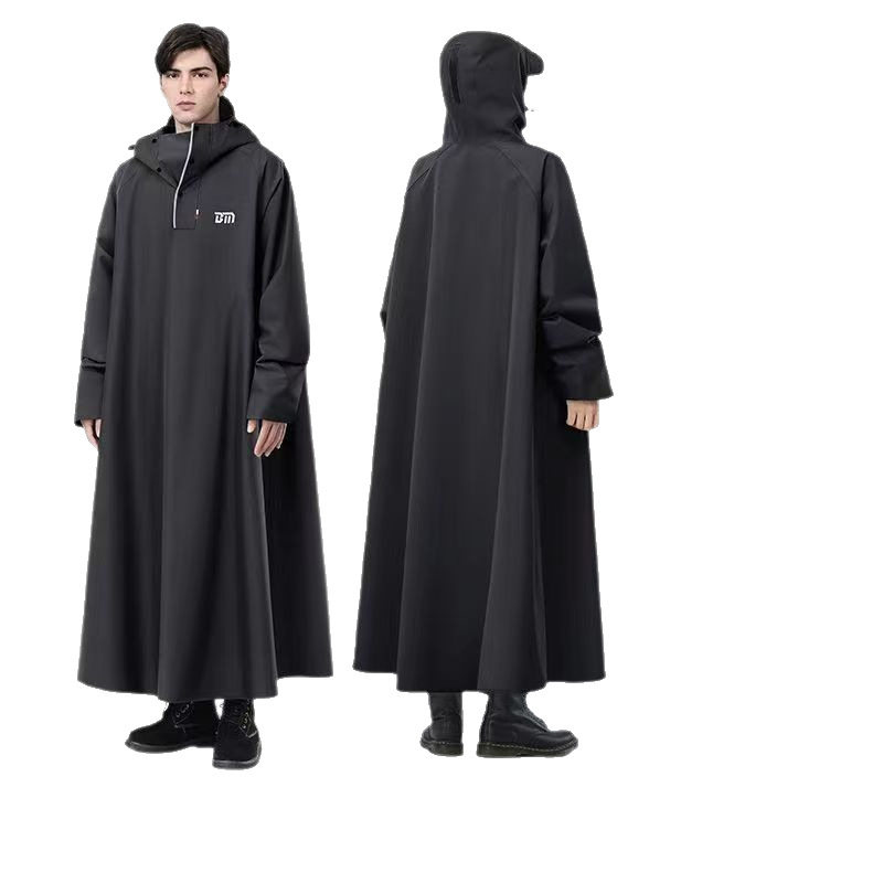 Raincoat for Electric Scooters, Thickened Long Style, Full-Body Storm-Proof, for Delivery Riders, Two-Piece, Unisex, Wholesale