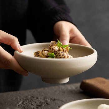 Japanese Ceramic Rice Bowl, Yogurt Dessert Bowl, Fruit Oatmeal Bowl, Seasoning Bowl, Tall Bowl, Classy One-Person Use