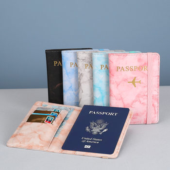 Cross-border travel passport bag certificate set 2023 new pu passport holder air ticket storage passport cover