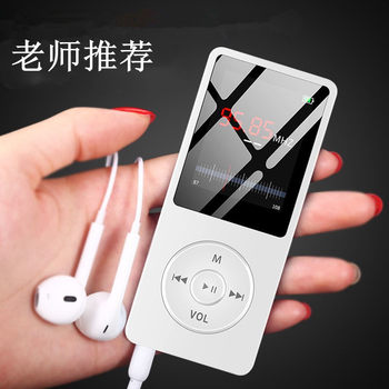 Plug-in card and put mp3 player with screen mini student mp4 long cute music Walkman recording pen