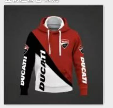 temu新款外贸春秋季男卫衣3D印花套头卫衣连帽衫厂家直销