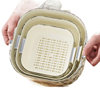 Double-Layer Sink Drain Basket New Kitchen Multi-Functional Fruit Basket High-Value Fruit Plate Living Room
