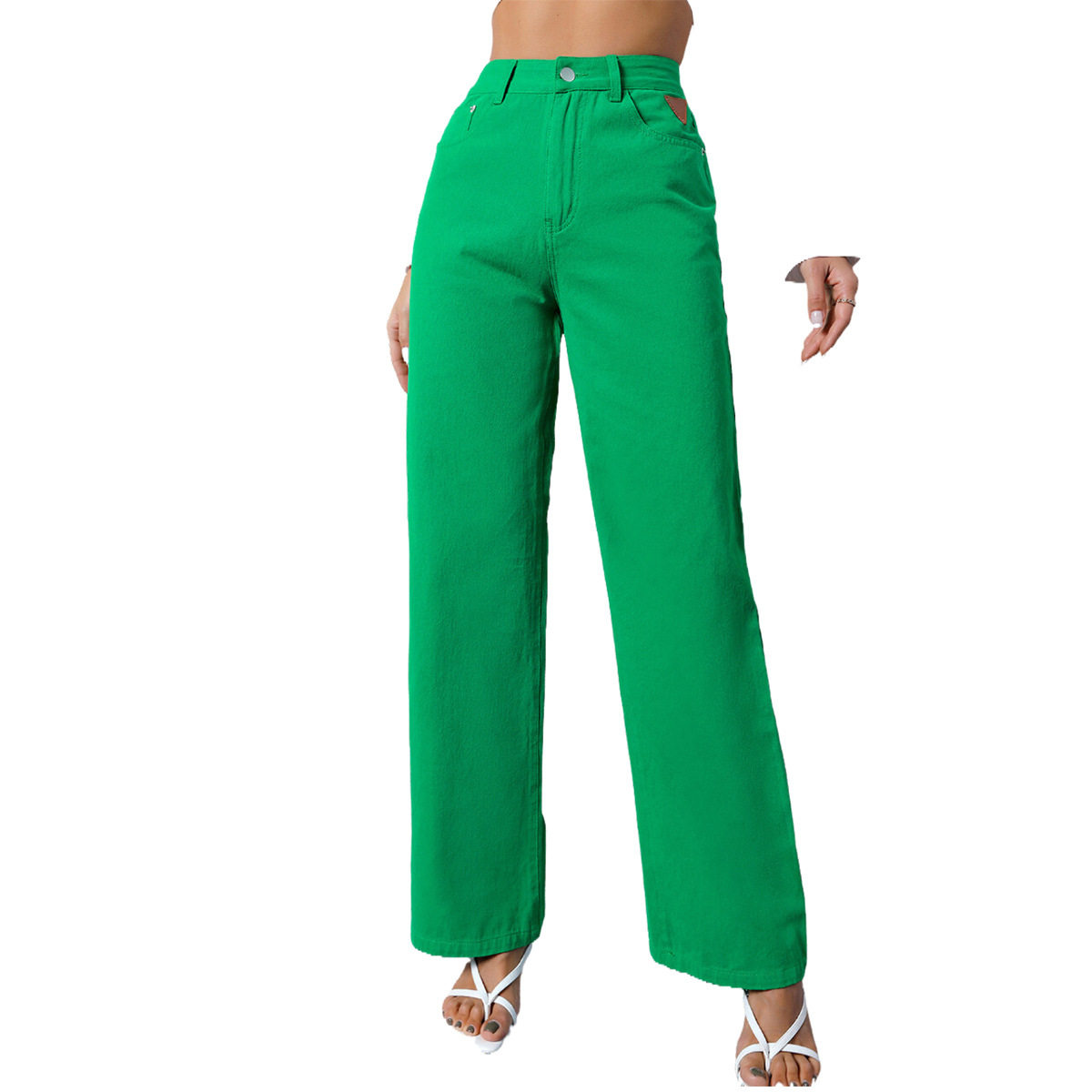 High Waisted Wide Leg Jeans Casual Trendy Versatile Womens Fashion for Everyday Wear Wholesale Available