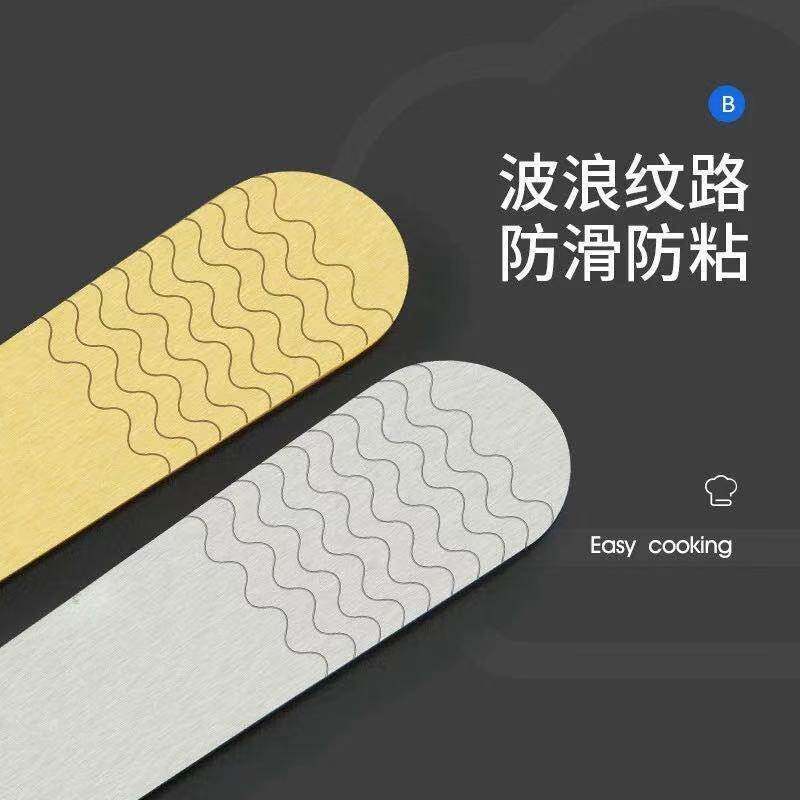 Making dumplings chaos artifact steamed stuffed bun tool 304 stainless steel flat Spoon stuffing shovel stirring spoon stuffing pick chaos