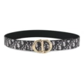 5 black with gold buckle