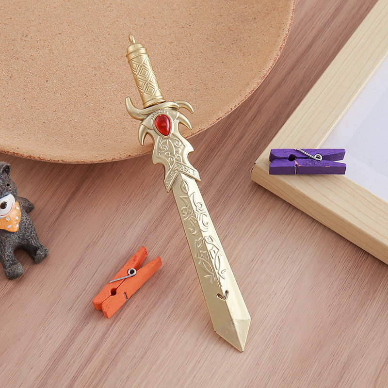 Weapon Pen Gem Sword Gel Pen Creative Stationery Student Prize Gift Writing Tool Water Pen Sign Pen