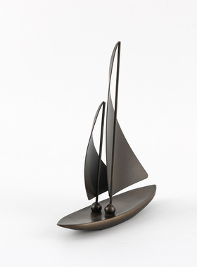 工艺品样板房帆船美间轻奢