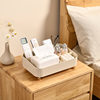 Cream Style Desktop Cosmetics Storage Box, Dressing Table, Skin Care Product Storage Rack, Sundries Remote Control Compartment Organizing Box