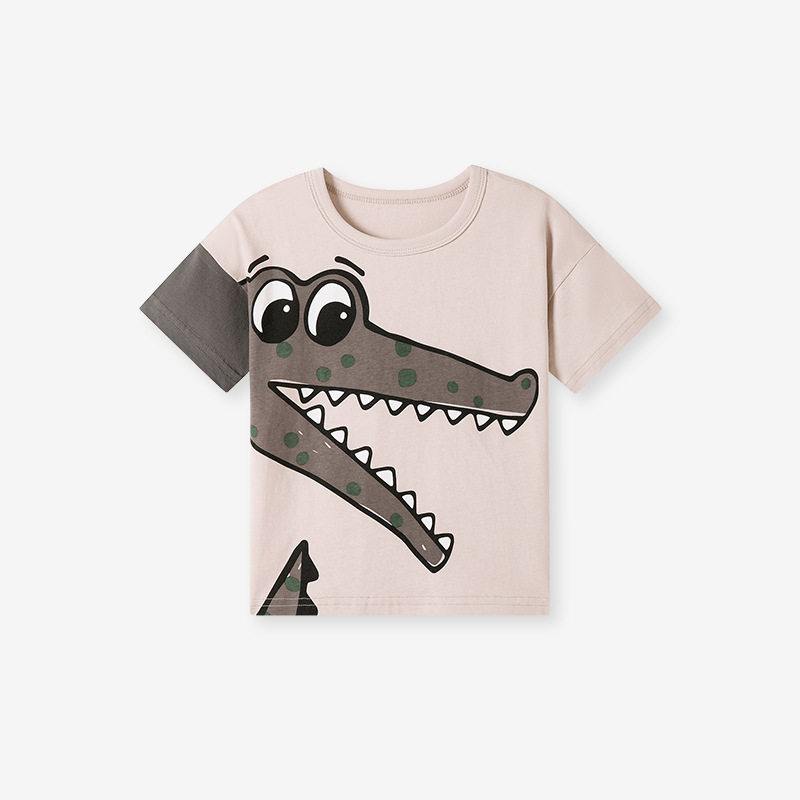 Custom-made Cartoon Kids' T-shirt, Summer Short-sleeve Children's Clothing, Cotton Boys' Top, Kids' T-shirt