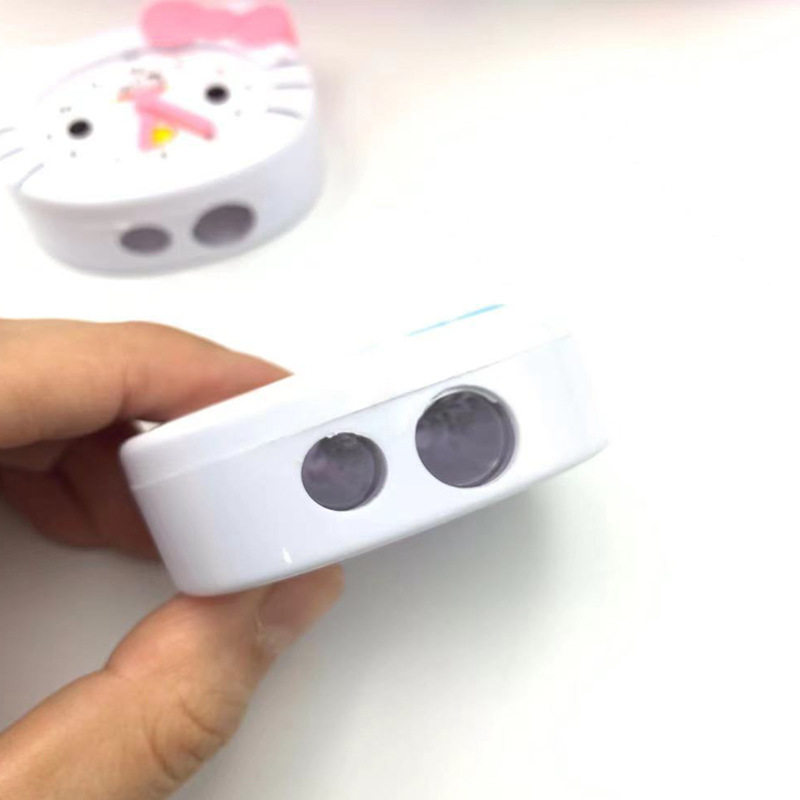 Factory wholesale creative alarm clock shape pencil sharpener clock large hole pencil sharpener elementary school student learning prize gift