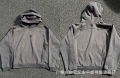 Double hooded sweatshirt/dark gray