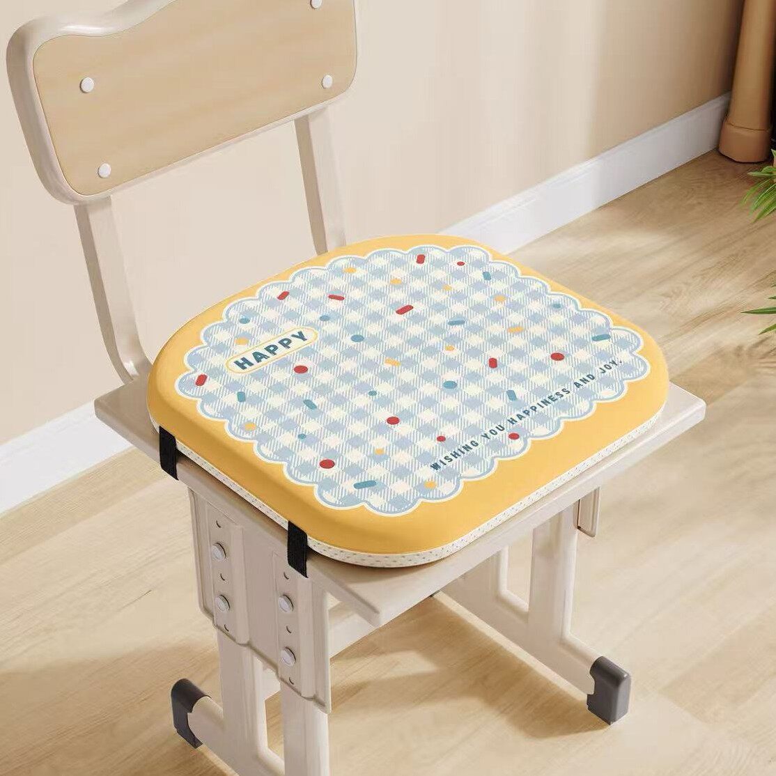 Thickened Student Cushion Memory Foam Rectangular Chair Bench Classroom Learning Non-Slip Special Stool Cushion Wholesale