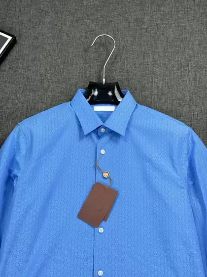 Men's New Old Money Style Wool Blend Business Casual Long-Sleeve Shirt, Minimalist Design, Skin-Friendly and Breathable