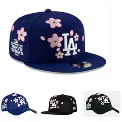 American-Style Curved Brim Hat Hip-Hop Murakami Takashi Cherry Blossom Baseball Cap High-Top Reverse Wear P Trendy Flat Brim Hat