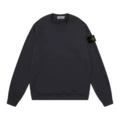 Dark grey stone island crewneck sweatshirt