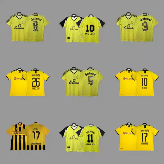 Multi-T Retro Jersey Football Jersey Classic Nostalgic Reprint Levin Royce Hummeles Cross Jersey