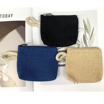 New Style Daily Casual Style Coin Purse Storage Bag Red Envelope Key Makeup Bag Data Cable Storage Bag Hand Bag