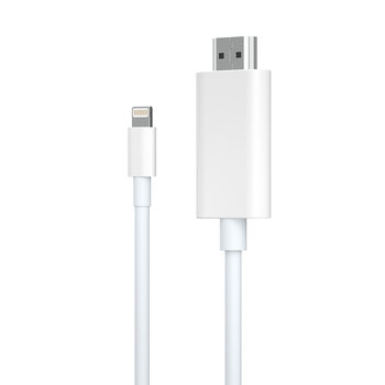 Cross-Border Mobile Phone to HDMI Same-Screen Cable Lightning to HDMI High-Definition Projection Screen Without Power Supply 2m