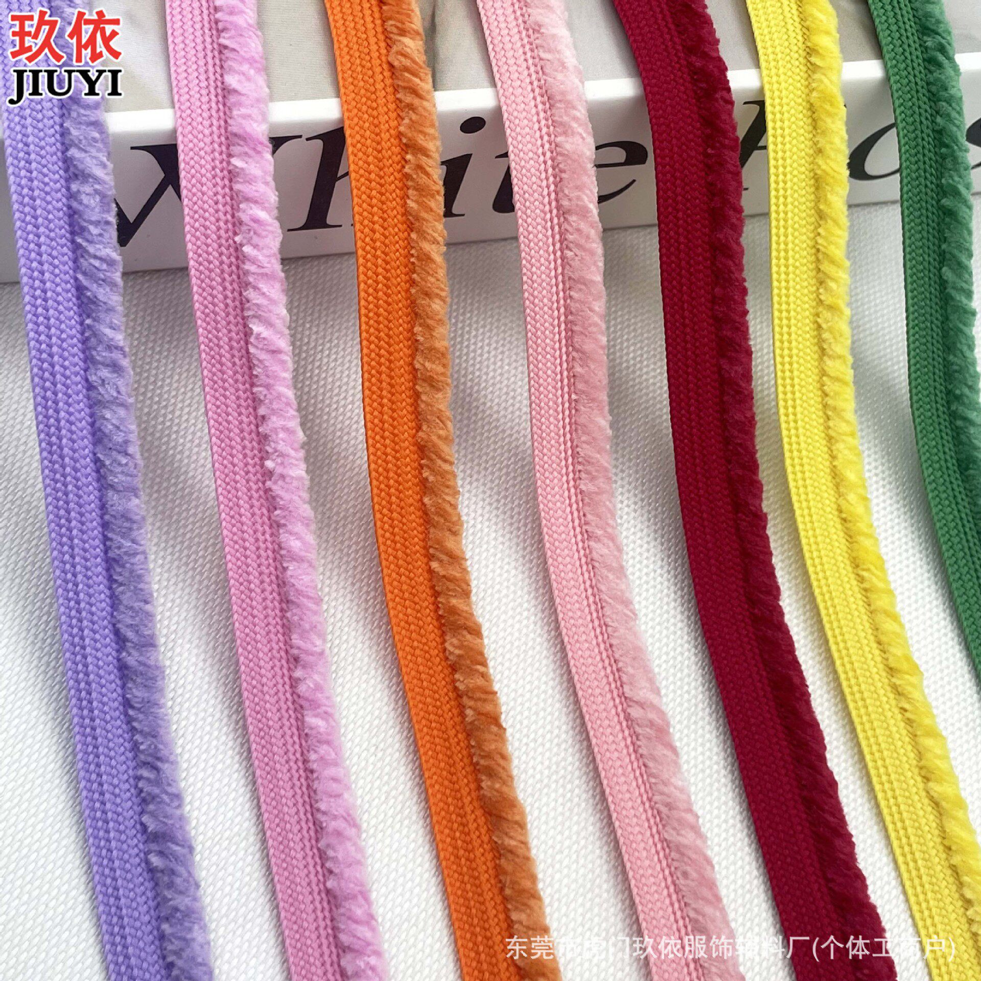 1cm plush mother belt rolling rope home textile pillow cushion edging teeth strip fur molding accessories