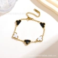 Gold Bracelet [Black and White]