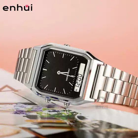 New Kajia Watch Men's Business Simple Waterproof Fashion Multi-Functional Retro Steel Band Rose Gold Quartz Watch