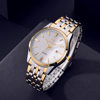 Tpofhs New Quality Dial Luminous Stainless Steel Band Quartz Watch High-End Calendar Waterproof Couple Watch