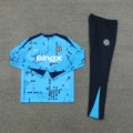 2425 chelsea light blue camouflage version half pull suit