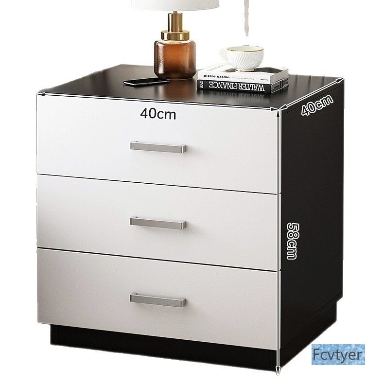 Bedside Table Simple Modern Bedside Storage Cabinet Home Bedroom Bedside Cabinet Multi-Functional Rental Room Simple Storage Cabinet