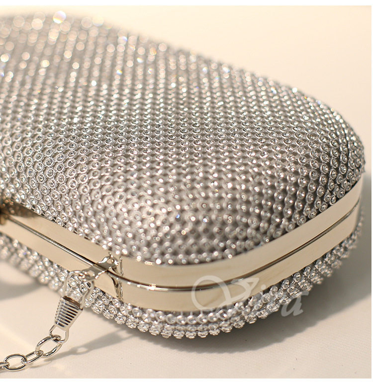 New Model Rhinestone Evening Clutch Bag, Celebrity Dress Evening Bag, Elegant and Sparkling for Ladies 9 undefined