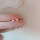 Серебряные серьги 925 пробы женские 2021 новые модные летние простые и компактные сетчатые красные дизайнерские серьги sense ins wind mini 45