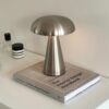 Cross-border Metal Mushroom Table Lamp Nordic Creative Retro USB Charging Cafe Bedside Touch Decorative Table Lamp