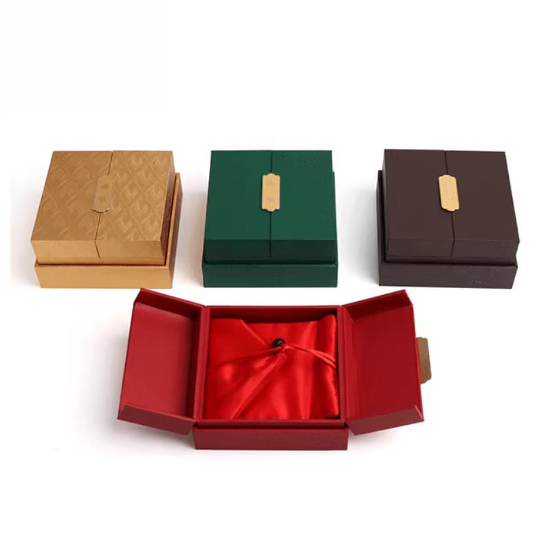 Chow Tai Fook Ancient Heritage Double Open Jewelry Box Bracelet Box Necklace Handstring Box Cultural Play Storage Box Vintage Jewelry Box