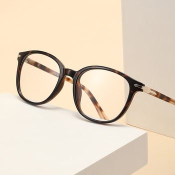 European and American New Cross-Border Windproof Blue Light Frame Trendy Flat Mirror Square Progressive Color Women's Glasses Frame