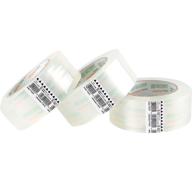 High transparent packaging sealing plastic cloth e-commerce express logistics packaging sealing BOPP super adhesive tape wholesale