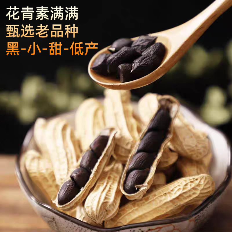 2025 New Black Peanuts in Shell Selenium-Rich Black Peanuts 2.5kg / 5kg Yunnan Pu'Er Specialty Black-Skinned Peanuts