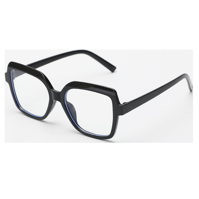 Glasses Frame Women's Big Face Slimming Eyes Myopia Can Be Equiped with No Power Flat Mirror Men's Fashionable 97196 Mirror