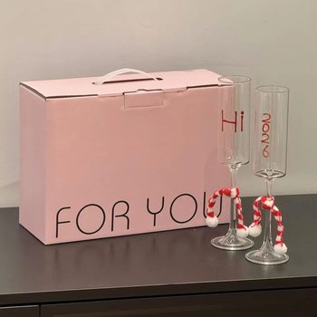 Original Designer Goblet Ins Style High-Looking Wedding Toast Cup 2026 Wine Glass Champagne Cocktail Glass