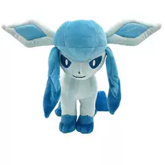 28cm Ice Eevee Ice Elf Plush Toy Pokémon Doll Pet Elf Merchandise Cross-Border Hot Sale