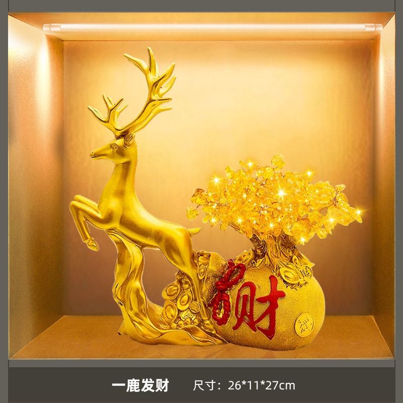 新中式高档酒柜装饰品餐边柜摆件客厅创意家居饰品室内软装装饰