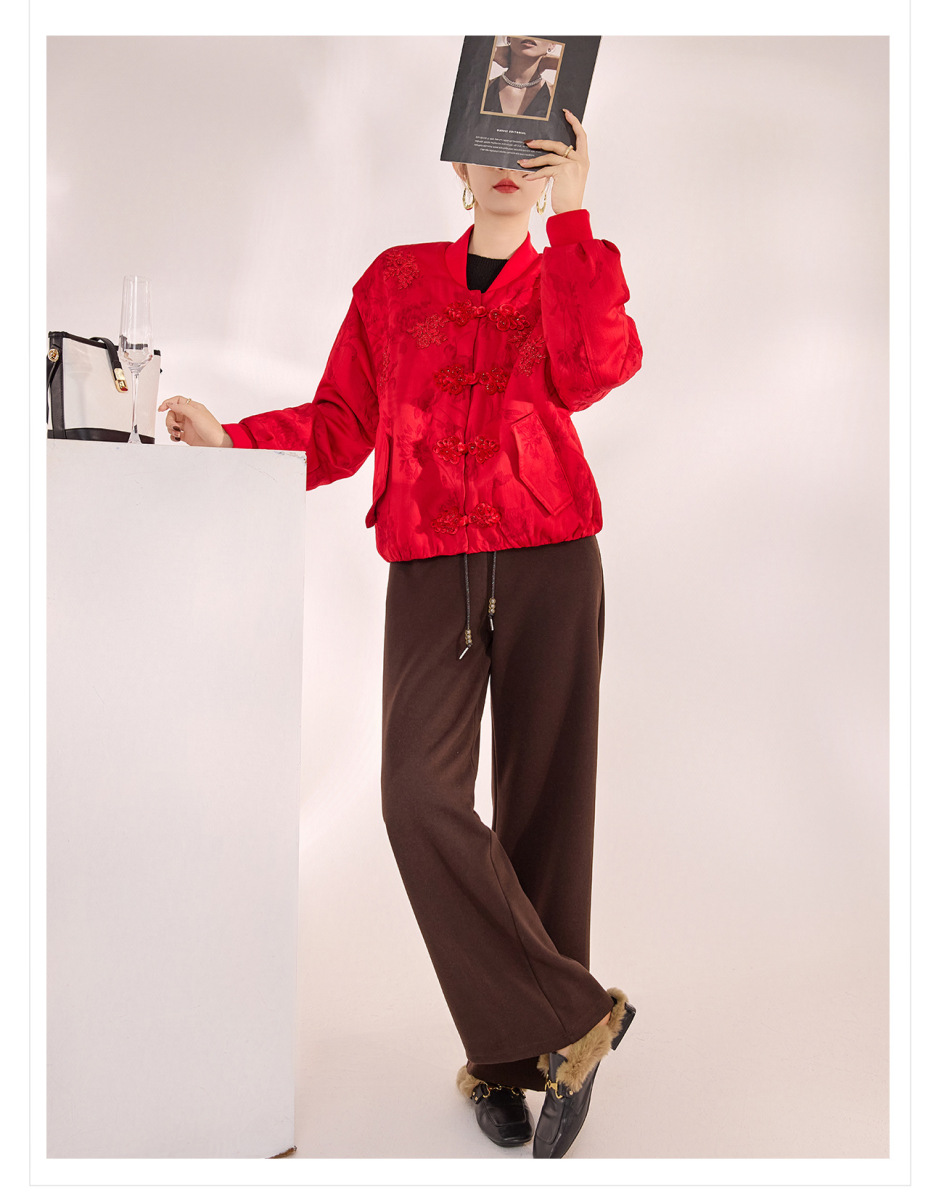 Quần dài nữ ống đứng dáng suông lưng vừa phong cách thanh lịch — Đen cà phê, Màu camel, quả mơ