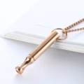 Rose gold small waist whistle