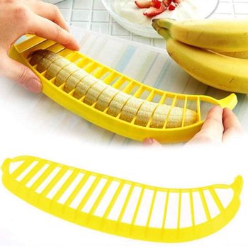 in stock wholesale cutting fruit tool banana slicer cutting banana knife creative fruit knife banana separator