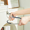 Household Hanger Seamless Clothes Hanging Non-slip Clothes Rack Anti-shoulder Corner Plastic Double-position Hanger Wet and Dry Clothes Support