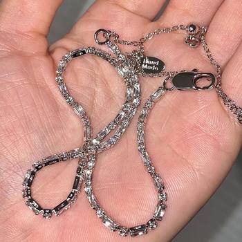 High-end Zircon Necklace for Women ins Accessible Luxury Exquisite Niche Elegant Design Clavicle Chain Versatile High-end Necklace